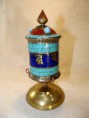 Rueda de oración turquesa